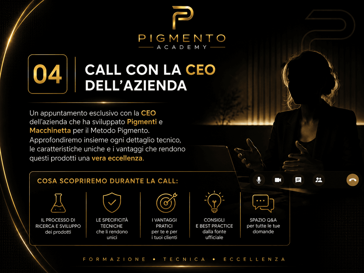 La call tecnica con la CEO dell’azienda partner